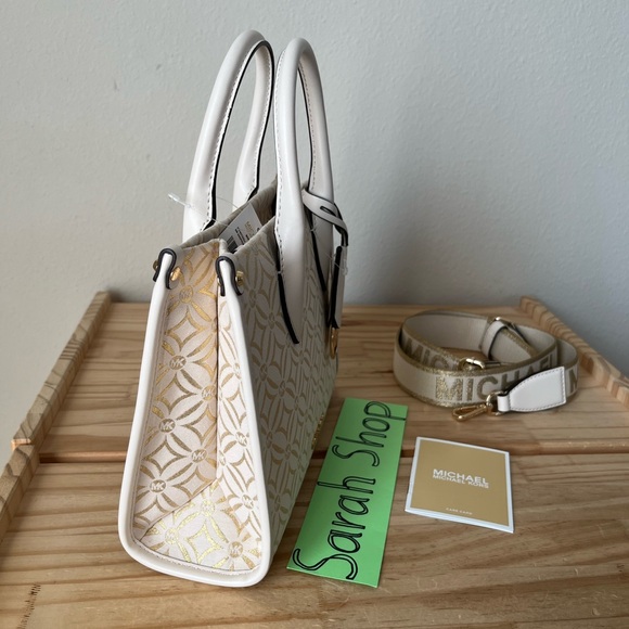 🌼Michael Kors Mirella small shopper top zip Xbody - Picture 3 of 14